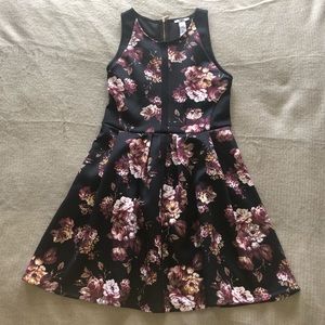 Floral mini babydoll dress